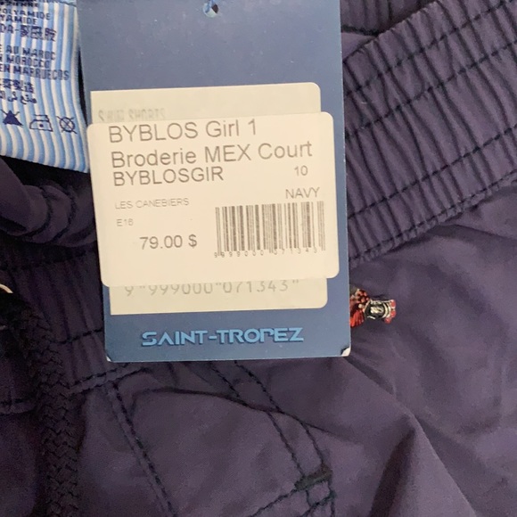 NWT🦞 Les Canebiers Girls Byblos Swim Shorts - Picture 5 of 6